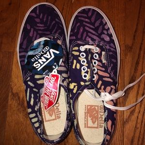 New floral purple vans